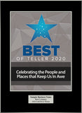 Best of Teller 2020 Wood Plaque